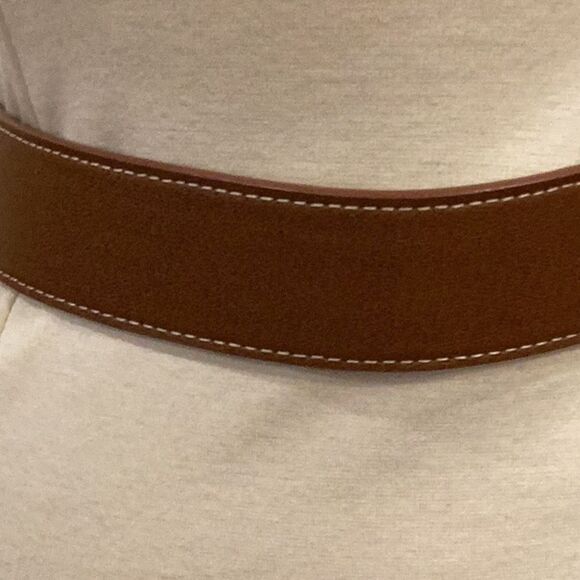 Talbots Equestrian Brown Split Leather Belt Size Small - Picture 5 of 12